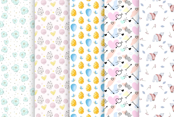 Gig Preview - Design seamless pattern, clothing pattern for fabrics