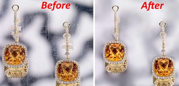 Gig Preview - Do jewelry photos editing retouch like 3d quality