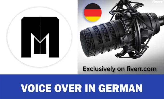 Bestseller - record a voice over in german for you