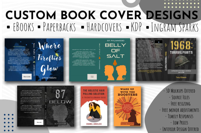 Bestseller - make custom book covers or ebook covers