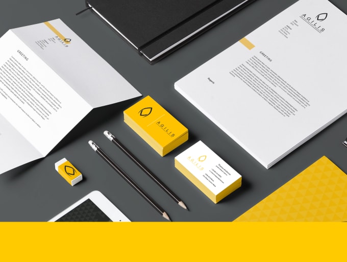 Gig Preview - Create your modern and clean stationery design