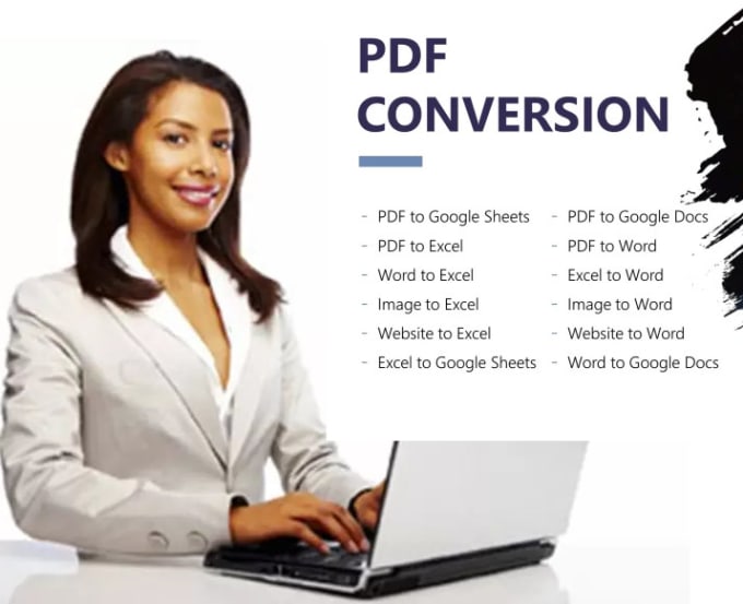 Gig Preview - Convert files pdf jpg to word and excel