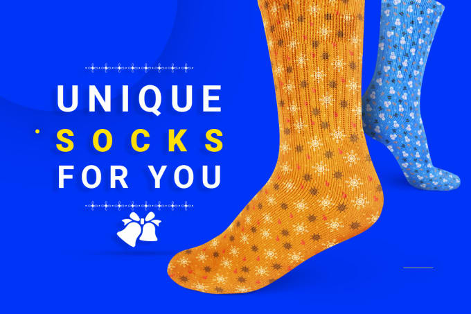 Bestseller - design custom unique socks patterns or illustration or photo