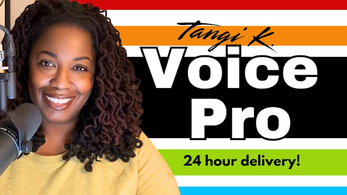 Gig Preview - Produce american female voiceover in 24 hours