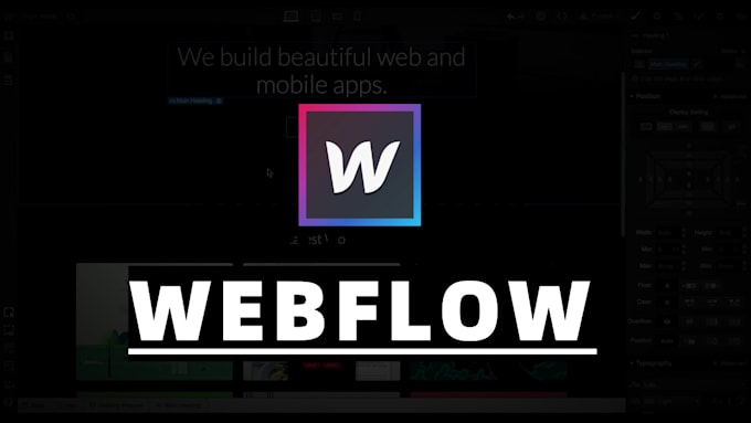 Gig Preview - Our agency will make, create, develop and design a professional webflow website