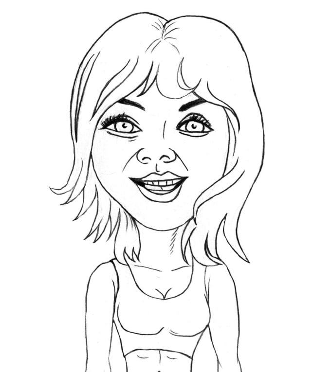 Gig Preview - Draw a caricature of you, your friends or your favorite pet