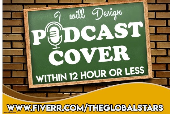 Gig Preview - Design unique and professional podcast cover