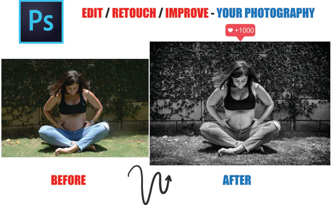 Gig Preview - Edit, retouch, remove and improve your photography