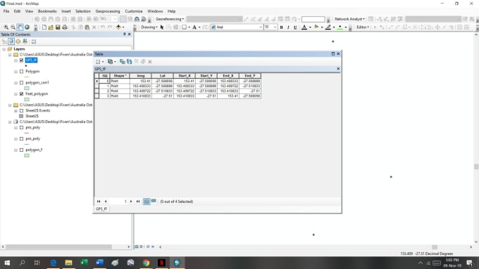 Gig Preview - Geocode your address from longitude and latitude in arcgis