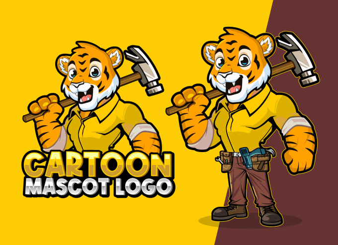 Gig Preview - Design mascot, character, sports and cartoon logo design