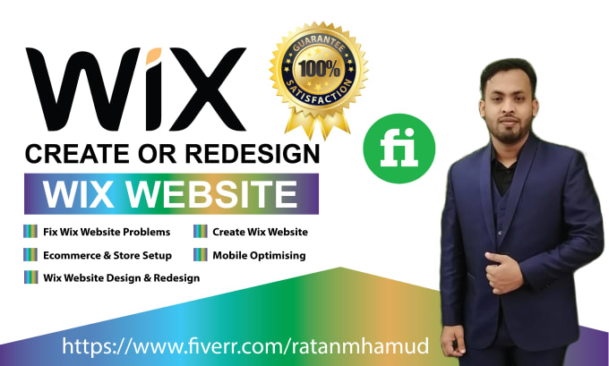 Gig Preview - Design and redesign wix online store