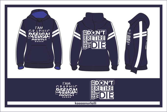 Gig Preview - Do hoodie jacket designs and many clothing designs for you