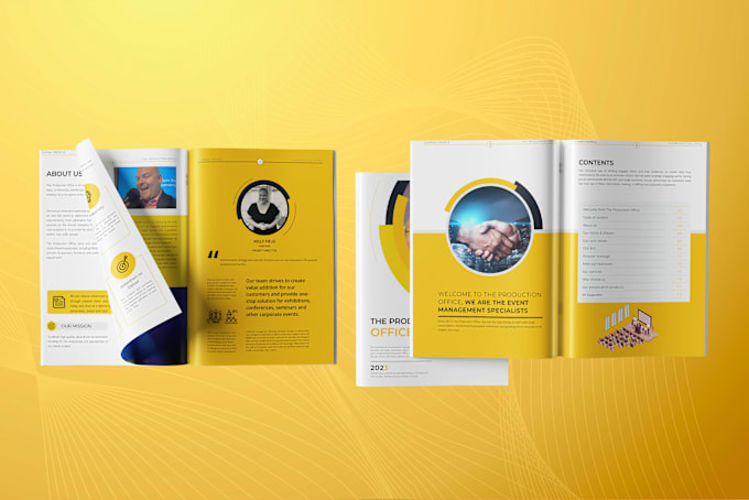 Bestseller - design company profile, business brochure, annual report, white paper, catalog