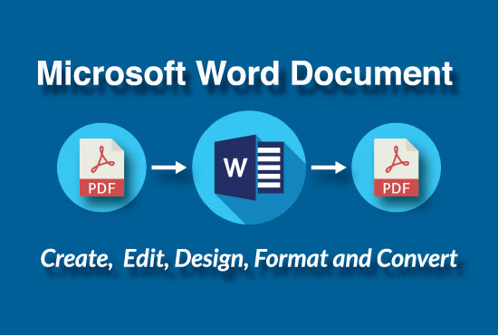 Gig Preview - Expertly create, edit, format, and design ms word documents