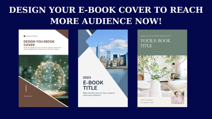 Gig Preview - Design wonderful, perfect and catchy ebook cover for you