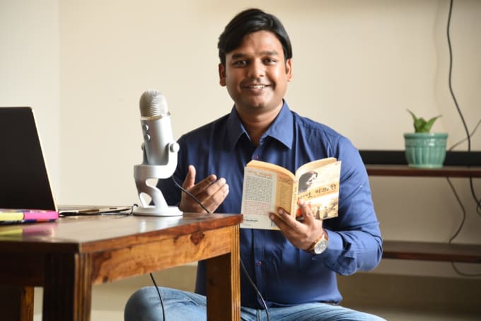 Gig Preview - Narrate your audiobook in indian english for audible acx