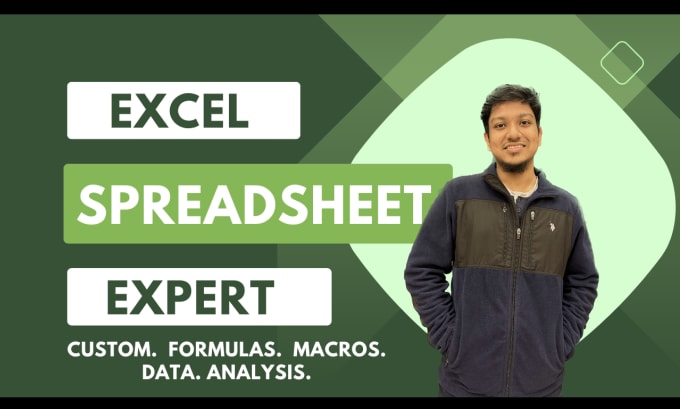 Gig Preview - Create custom excel spreadsheet, macros and formula