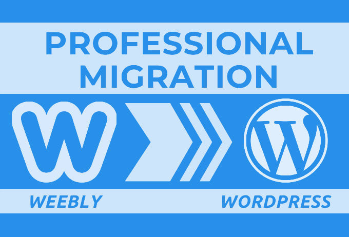 Gig Preview - Convert, transfer weebly to wordpress website