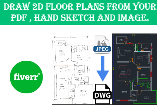 Bestseller - draw 2d floor plans from your pdf hand sketch or image