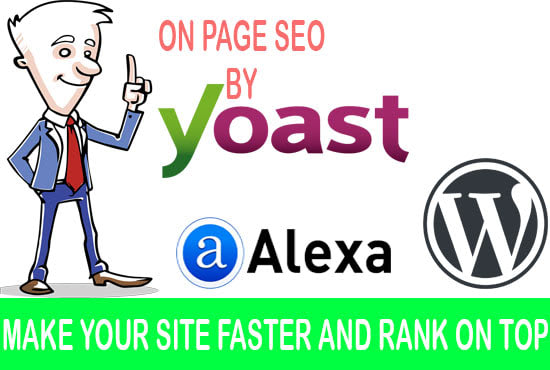 Gig Preview - Wordpress yoast search engine optimization, onpage SEO