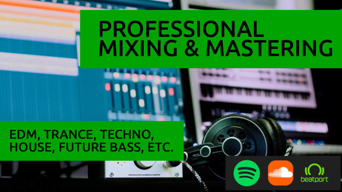 Bestseller - mix and master your edm, trance, house, techno track