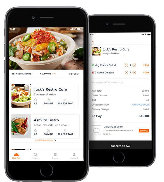 Gig Preview - Provide food delivery application like uber eats