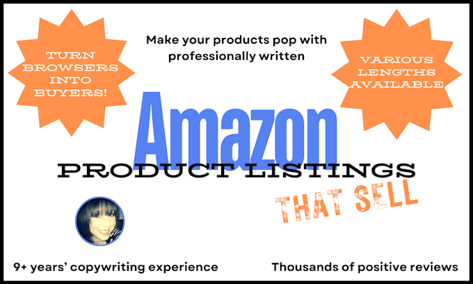 Gig Preview - Write a compelling amazon product description