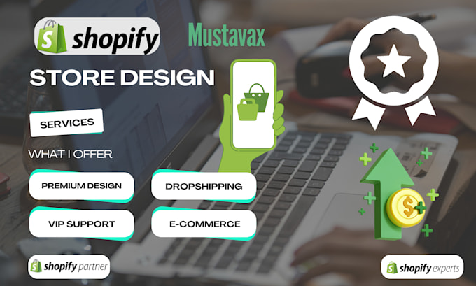 Bestseller - create shopify dropshipping store, shopify store design