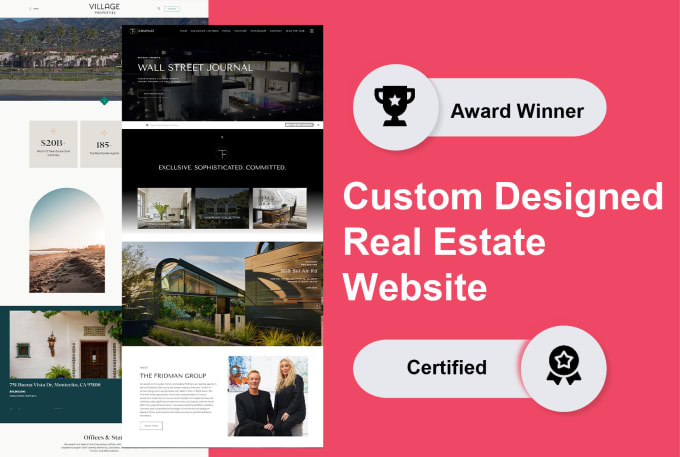 Gig Preview - Create real estate website in wordpress, wix, and elementor with idx, mls