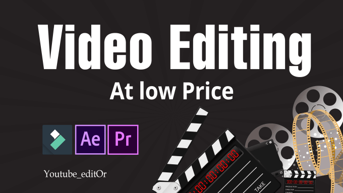 Gig Preview - Do professional video  editing in a very low price