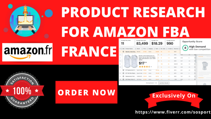 Gig Preview - Do amazon research product for private label france