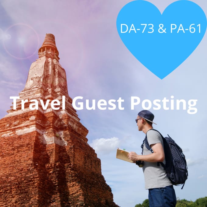 Gig Preview - Give you backlink from travel site having da 73