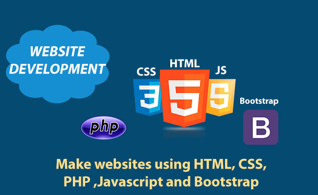 Gig Preview - Make website page in HTML css,php, mysql and bootstrap