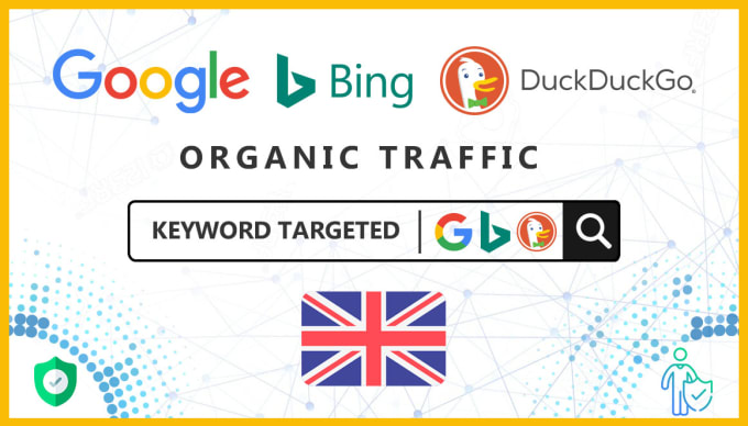 Gig Preview - Drive organic google,bing,duckduckgo 24h non stop UK traffic