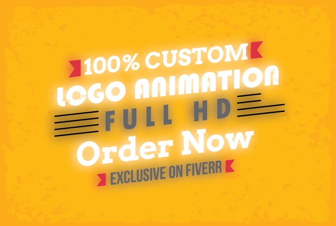 Gig Preview - Create a custom intro logo animation