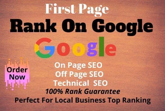 Bestseller - rank your website first page on google by  SEO service