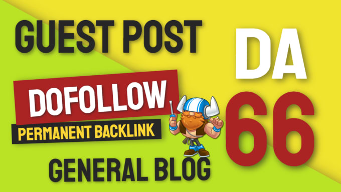 Gig Preview - Publish high quality SEO guest post with dofollow on my da 66 website