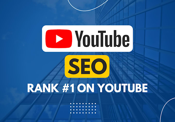 Gig Preview - Be best youtube SEO expert for video channel ranking as growth manager