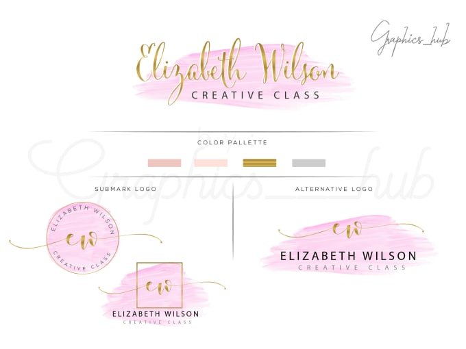 Bestseller - design feminine, alternative, minimalist and submark logo