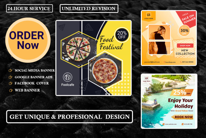 Gig Preview - Do unique professional social media banner and cover design