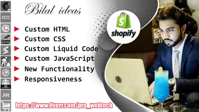 Bestseller - do any html, css, javascript and liquid coding of shopify