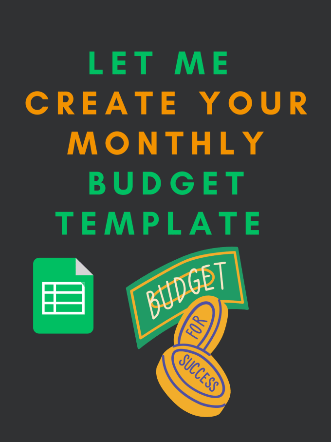 Gig Preview - Build a simple, organized google sheets budget template