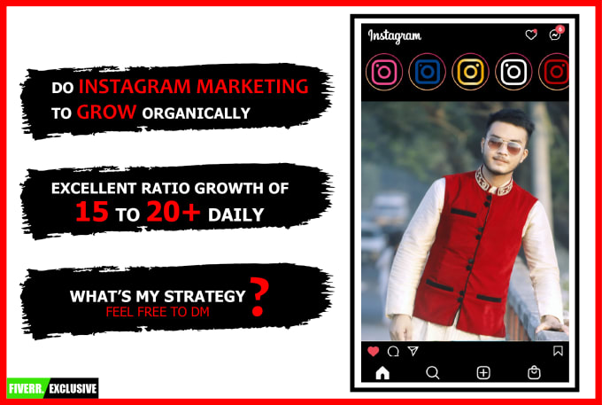 Gig Preview - Do instagram marketing instagram promotion to get organic instagram growth