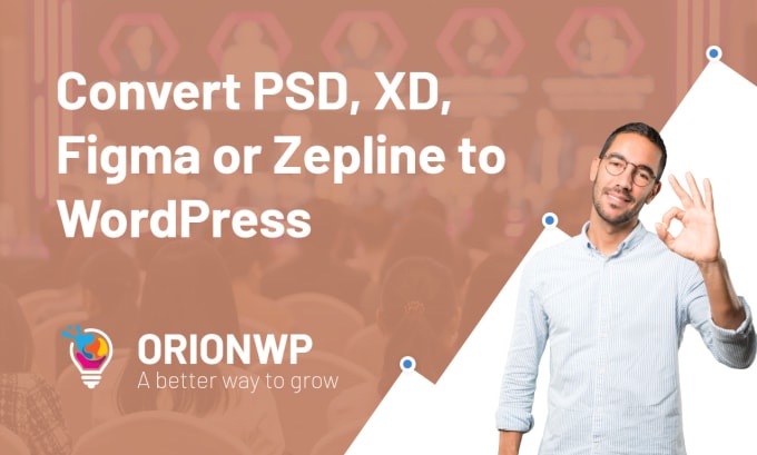 Gig Preview - Convert psd, xd, figma or zepline to wordpress