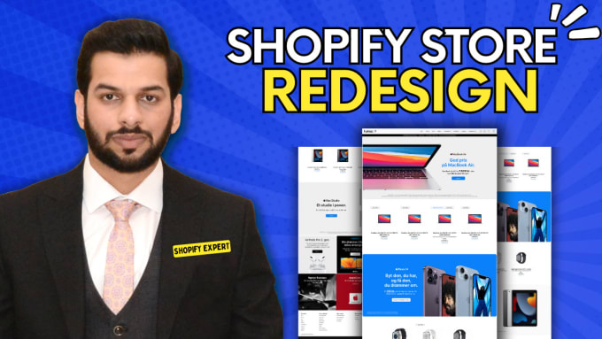 Gig Preview - Redesign your existing shopify store with premium theme