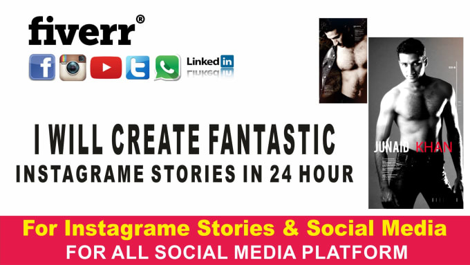 Gig Preview - Create fantastic instagrame storys in 24 hour