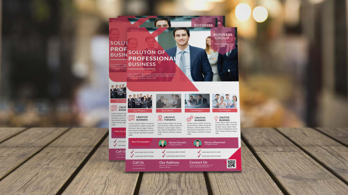 Gig Preview - Do professional business flyers design 24 hours