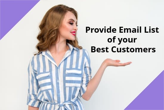 Gig Preview - Build an email list of your best customers