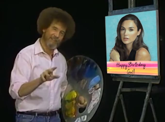 Bestseller - make bob ross paint you, great for birthday or any event