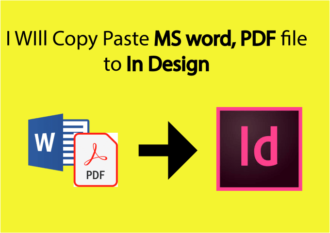 Bestseller - convert or copy paste any file into indesign and PDF